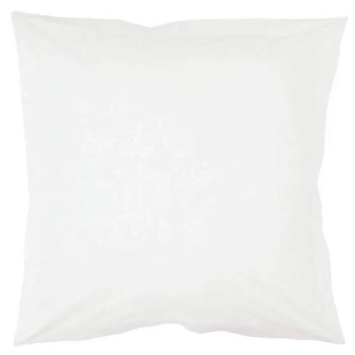 Taies D'oreiller - Linge Usine - 63x63 Cm - 100% Coton - Blanc Avec Volants - Lavables En Machine