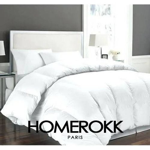 Couette 220x240 - Homerokk - 2 Places - 450 Gr/M² - 2 Oreillers 50x70 - Microfibre