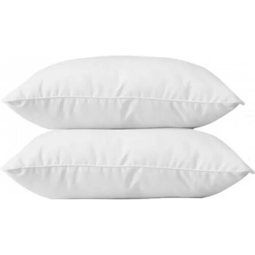 Oreiller - Blanc - 50x70 Cm - Mémoire De Forme - Déhoussable - Antibactérien