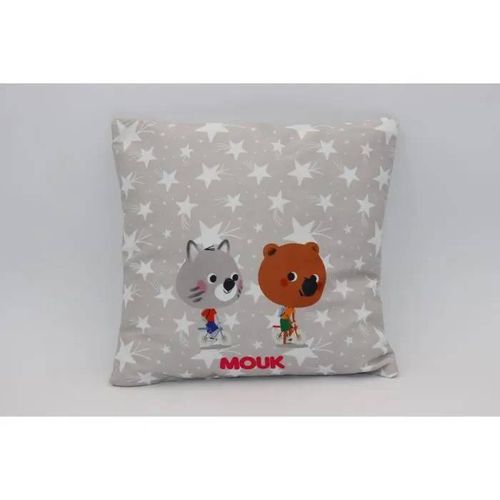 Coussin - Homerokk - Mouk - 35 X 35 Cm - 100% Polyester - Lavable À 30°