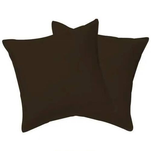 Taie D'oreiller - Choco - 65x65cm - 100% Coton - Lavable En Machine - Uni