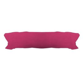 Taie De Traversin - Jus De Myrtilles - 45x185cm - 100% Coton - Douceur Inégalée - Rose