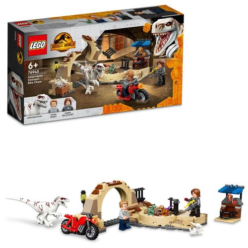 LEGO Jurassic World - La poursuite en moto de l'Atrociraptor - 76945