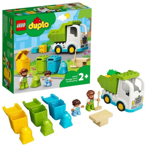 LEGO DUPLO - Le camion poubelle et le tri sélectif - 10945