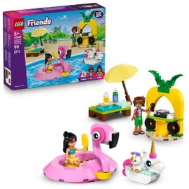 LEGO Friends - Fête dans la piscine avec les bouées licorne et flamant rose - 42658