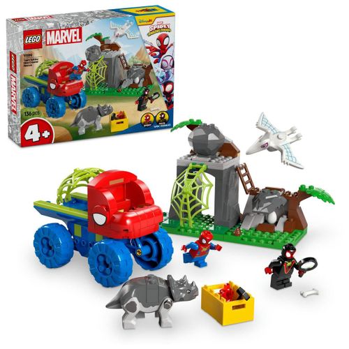 LEGO Marvel - Sauvetage de l'équipe Spidey en dino-véhicule - 11199