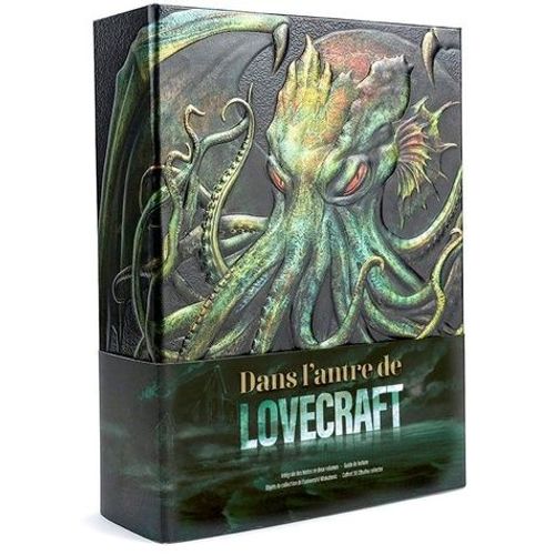 Dans L'antre De Lovecraft - Coffret 3d Cthulhu Collector : Intégrale Des Textes En Deux Volumes - Guide De Lecture, Avec Objets De Collection De L'université Miskatonic
