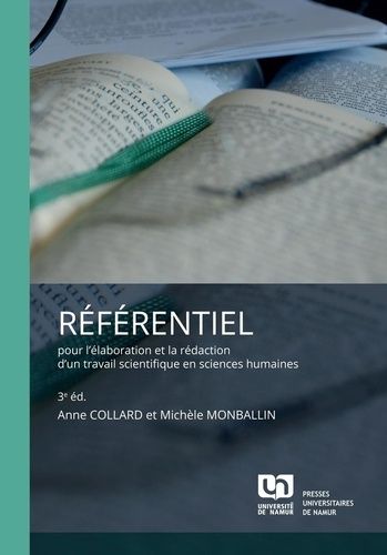 Référentiel Pour L'élaboration Et La Rédaction D'un Travail Scientifique En Sciences Humaines