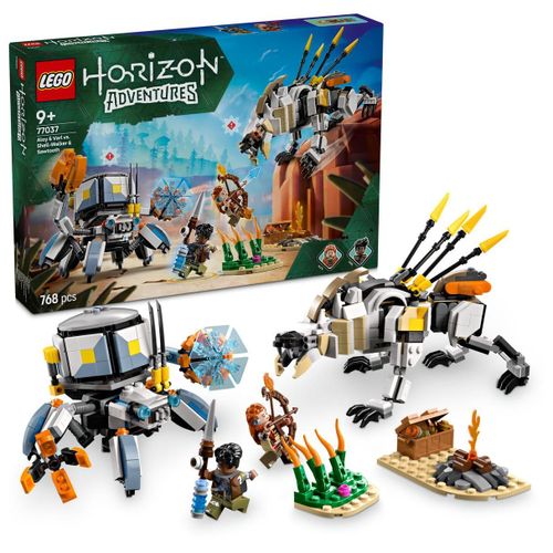 LEGO Horizon Adventures - Aloy et Varl contre Testudien et Dents de scie - 77037