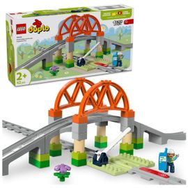 LEGO DUPLO - Set d'extension : Les rails et le pont du train - 10426