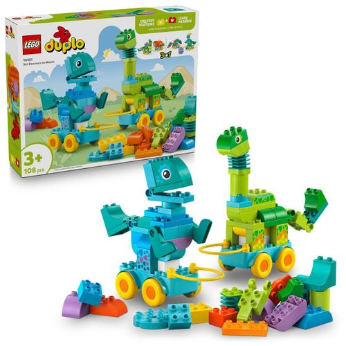 LEGO DUPLO - 3in1 Dinosaurs on Wheels - 10451