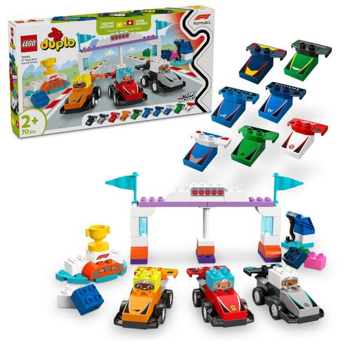 LEGO DUPLO - Voitures de course et pilotes d'une écurie de F1 - 10445