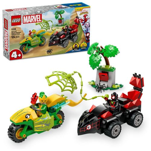LEGO Marvel - Course-poursuite entre Spin et Electro en dino-véhicules - 11198