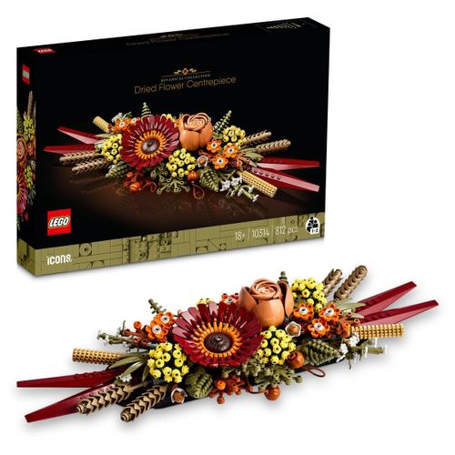 LEGO Botanicals - LEGO Icons - Le centre de table Fleurs séchées - 10314