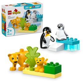 LEGO DUPLO - Familles d'animaux sauvages : pingouins et lions - 10442