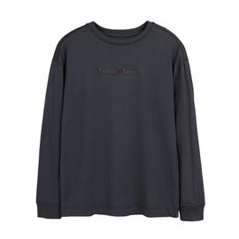 Tee Shirt Manches Longues Teddy Smith T-Jim Ml Jr Bleu Marine 14 Ans