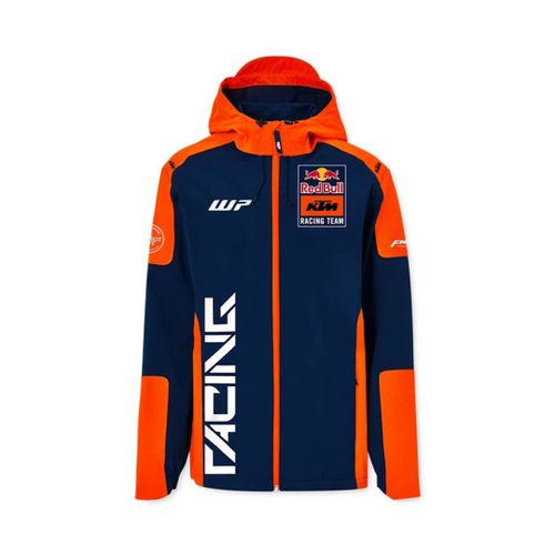 Rb Ktm Replica Team Veste Hardshell, Moto Gp Unisexe, Bleu Orange