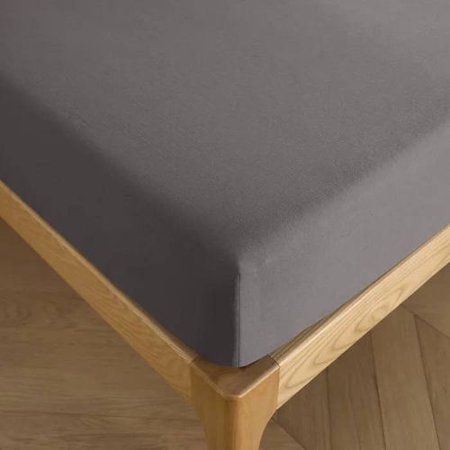 Drap Housse 160 X 200 Cm Bonnet 30 Cm "Prémium" Pour Lit 2 Places - Prémium Ardoise