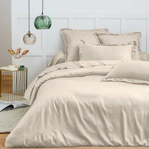 Housse De Couette 260 X 240 Cm "Prémium" Pour Lit 2 Places King Size - Prémium Sable