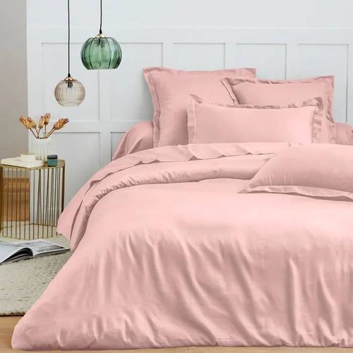 Housse De Couette 260 X 240 Cm "Prémium" Pour Lit 2 Places King Size - Prémium Rose Dragée