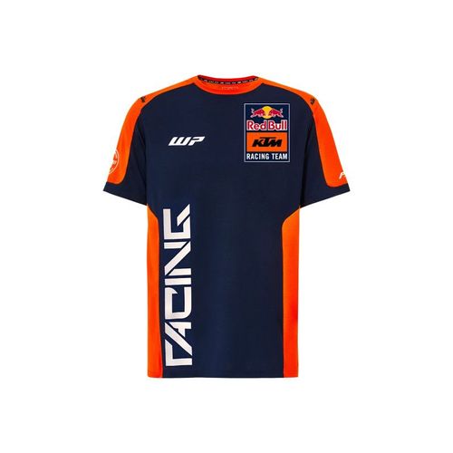 T-Shirt Réplique De L'équipe Rb Ktm Racing Team Moto Gp Officiel - Homme - Bleu Orange