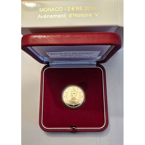 Pièce De 2€ Cc Monaco Honoré V 2019