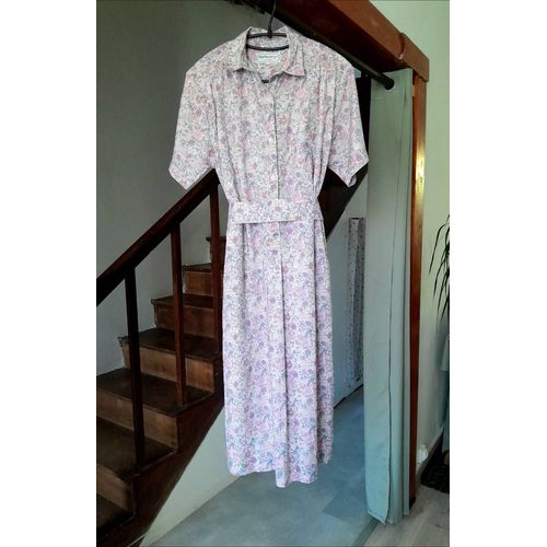 Robe Fleurie Vintage Burberrys