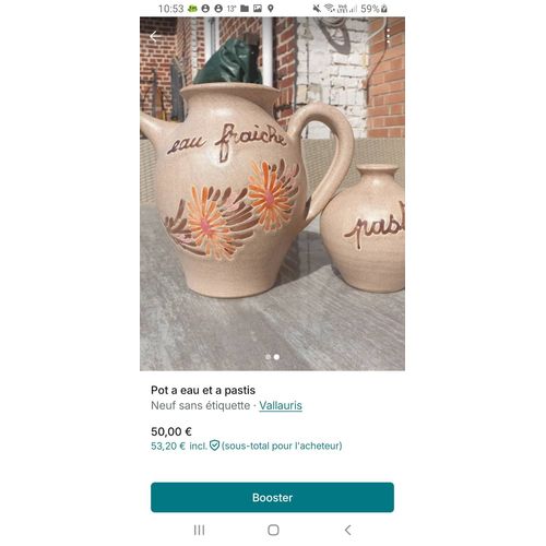 Pot À Eau Et Pastis