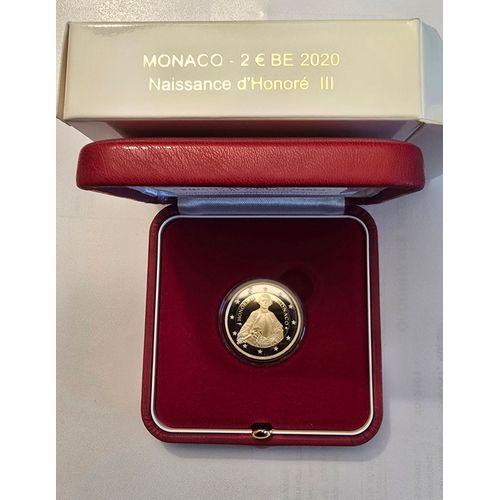 Pièce De 2€ Cc Monaco Honoré Iii 2020