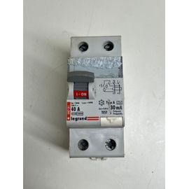 Interrupteur différentiel Legrand 40A 30mA Type A ¿ 08781 ¿ 2P -Bon état. 