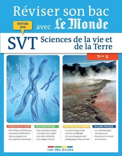 Sciences De La Vie Et De La Terre Tle S - Edition 2016