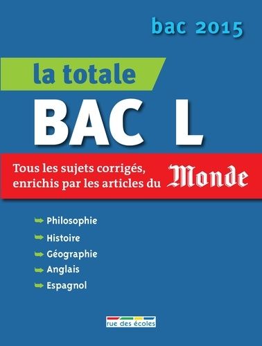 La Totale Bac L - Edition 2015