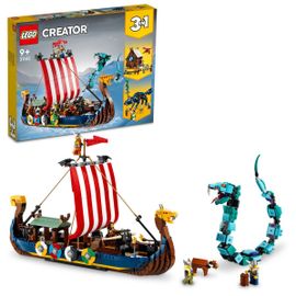 LEGO Creator - Le bateau viking et le serpent de Midgard - 31132