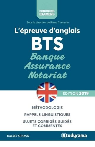 L'épreuve D'anglais Aux Bts Banque, Assurance, Notariat - Edition 2019