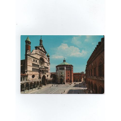 Cremona - Plazza Del Comune ( Crémone - Place De La Commune ) - Carte Années 80 , Edition M. Ardigo- Crémone.