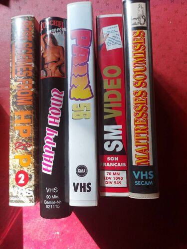 5 Vhs Erotiques Vintage