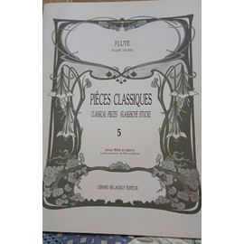 Pièces Classiques Pour Flûte Et Piano- Volume 5 Billaudot