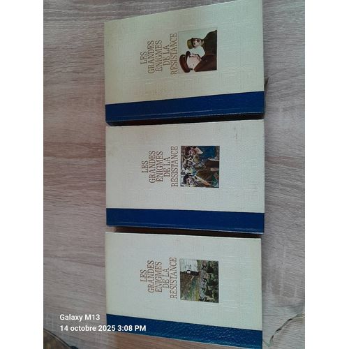 3 Livres Petit Format Les Grandes Énigmes De La Résistance