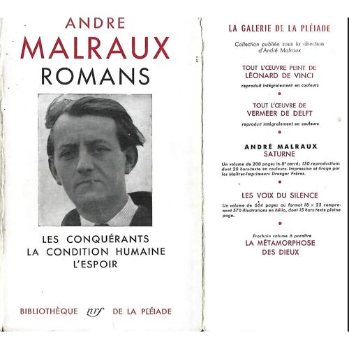 Pleiade Malraux Romans