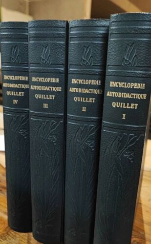 Encyclopédies Autodidactiques Quillet, 1960. Tome 1 À 4.
