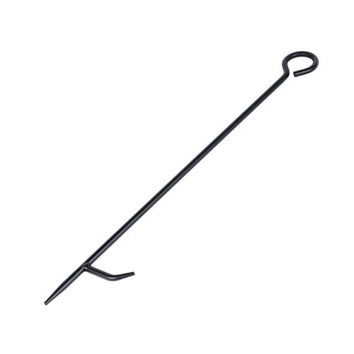 Tisonnier en acier peint noir