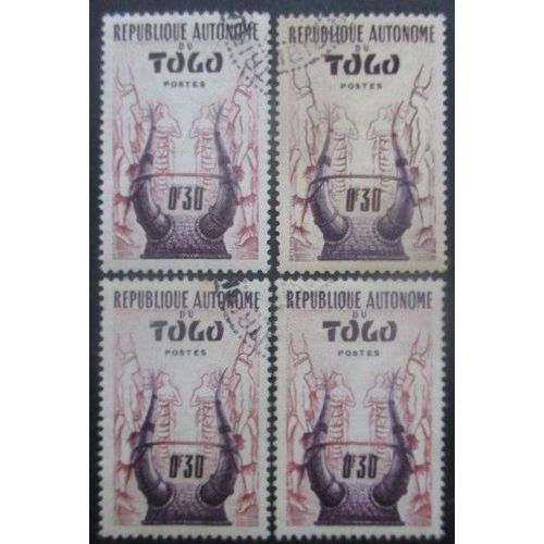 Togo N°261 X 4 Oblitéré