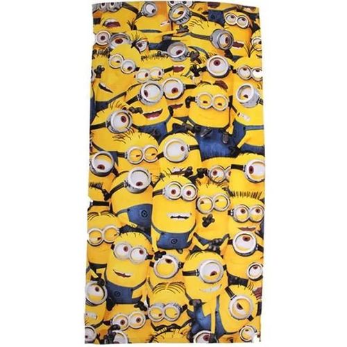 Serviette De Plage - Minions - 140x70cm - 100% Coton - Jaune - Lavable