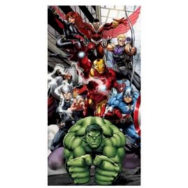 Drap De Plage - Avengers - 140 Cm X 70 Cm - 100% Microfibre - Doux Et Confortable - Rectangulaire