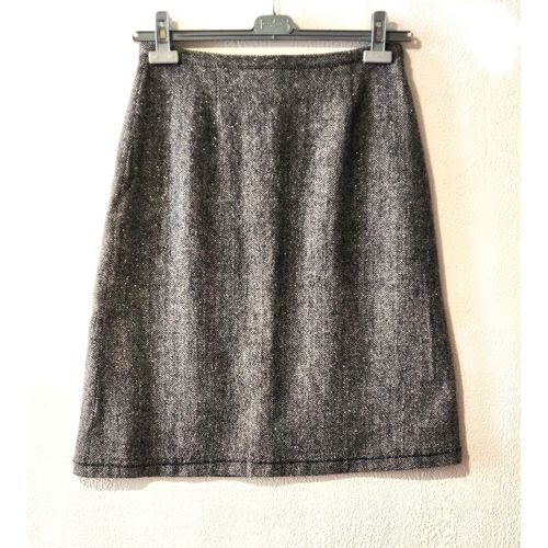 Jupe Armand Ventilo Taille 36/38 Chinée Laine Tbe