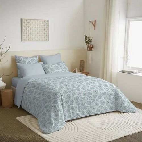 Pack Complet Housse De Couette - Agathe - 260x240 Cm - 100% Coton - King Size - Lavable En Machine