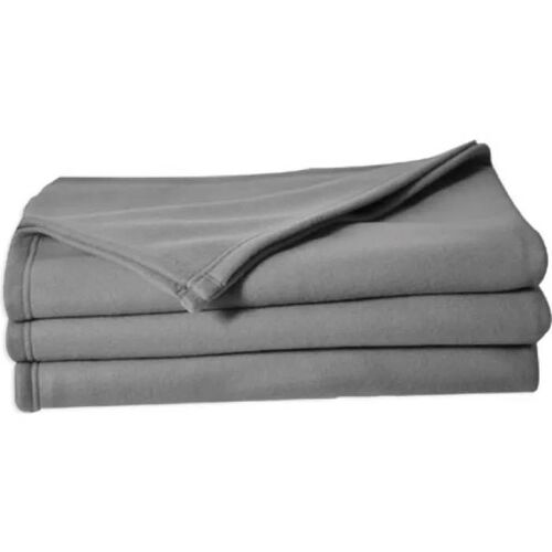Couverture - Microfibre - Acier - 210 X 230 Cm - Douceur - Confort - Antipeluches