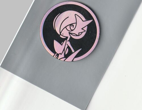 Jeton Pokémon - Gardevoir - Noir/Métal - Méga-Evolution