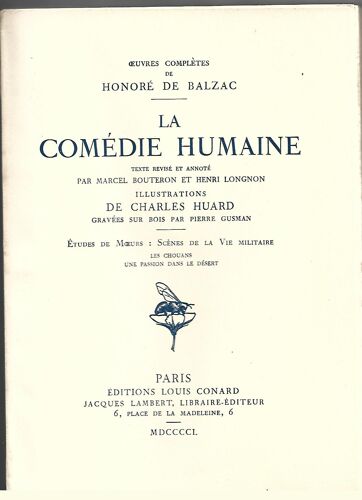 La Comédie Humaine-Études De Moeurs : Scènes De La Vie Militaire. Les Chouans-Une Passion Dans Le Désert