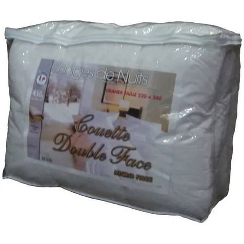 Couette 450gr-M2 220x240 Cm - 2 Personnes Petit Prix
